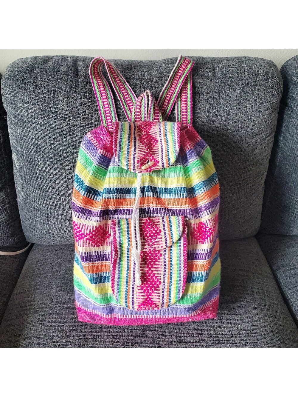 Boho Hippie Backpack from Guanajuato Mexico